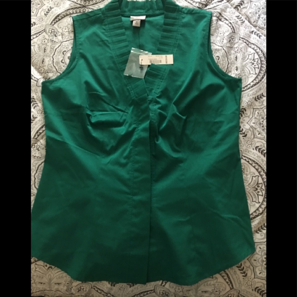 Green blouse